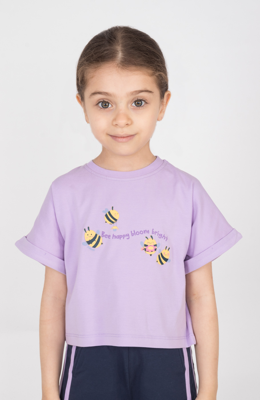 تیشرت یکرولایکرا آستین پاکتی (ست با کد 10640)