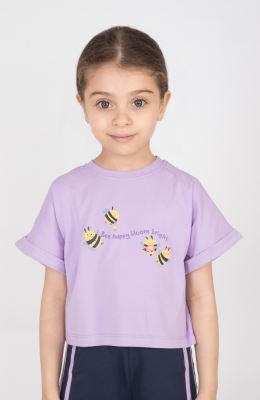 تیشرت یکرولایکرا آستین پاکتی (ست با کد 10640)