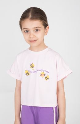 تیشرت یکرولایکرا آستین پاکتی (ست با کد 10640)