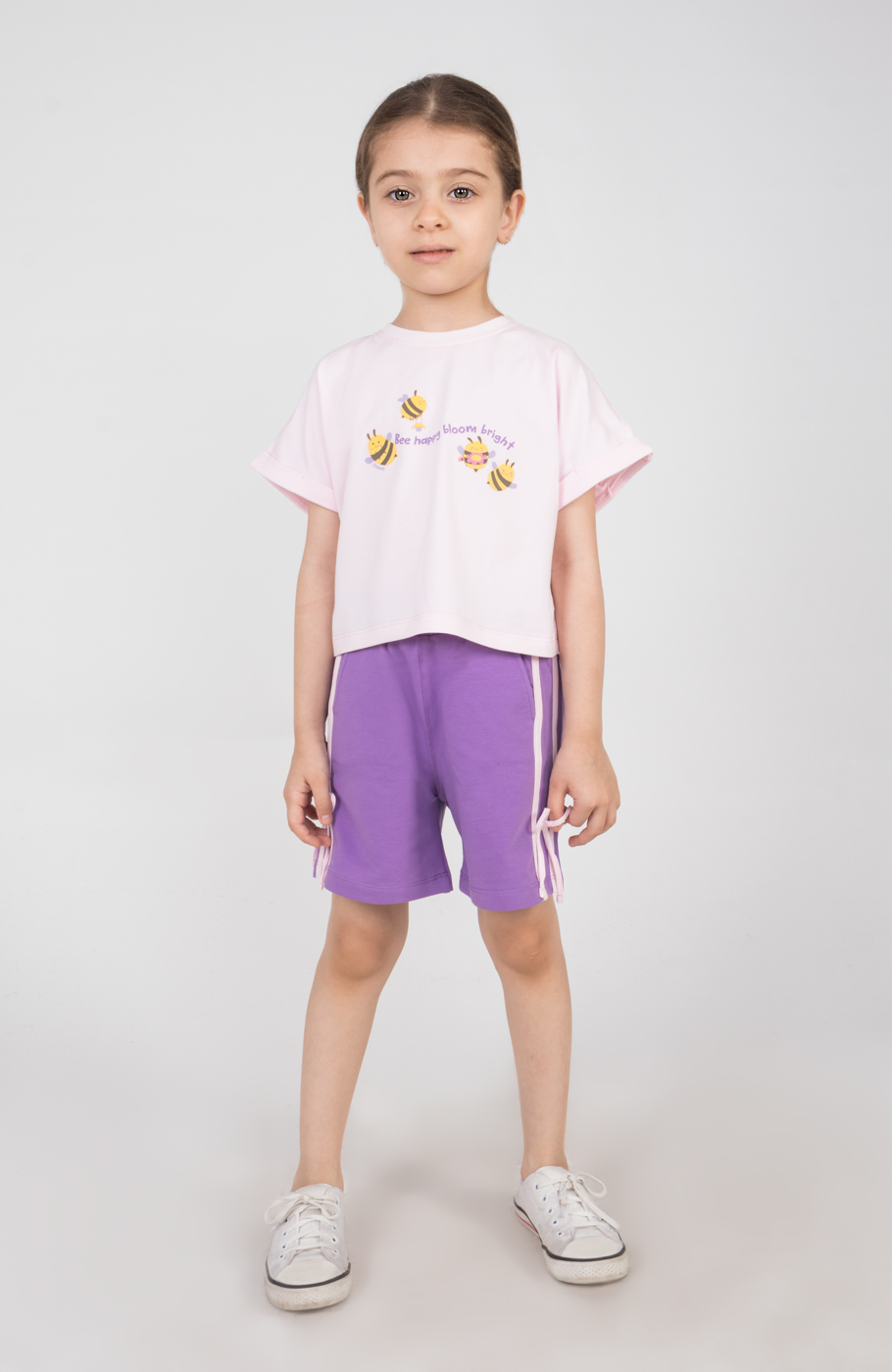 تیشرت یکرولایکرا آستین پاکتی (ست با کد 10640)