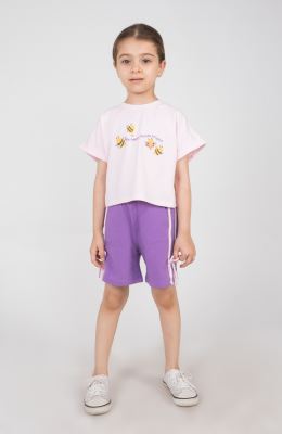 تیشرت یکرولایکرا آستین پاکتی (ست با کد 10640)