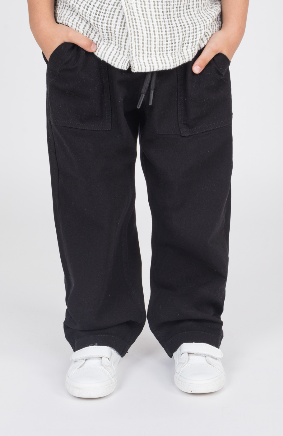 شلوار کتان کمر کش