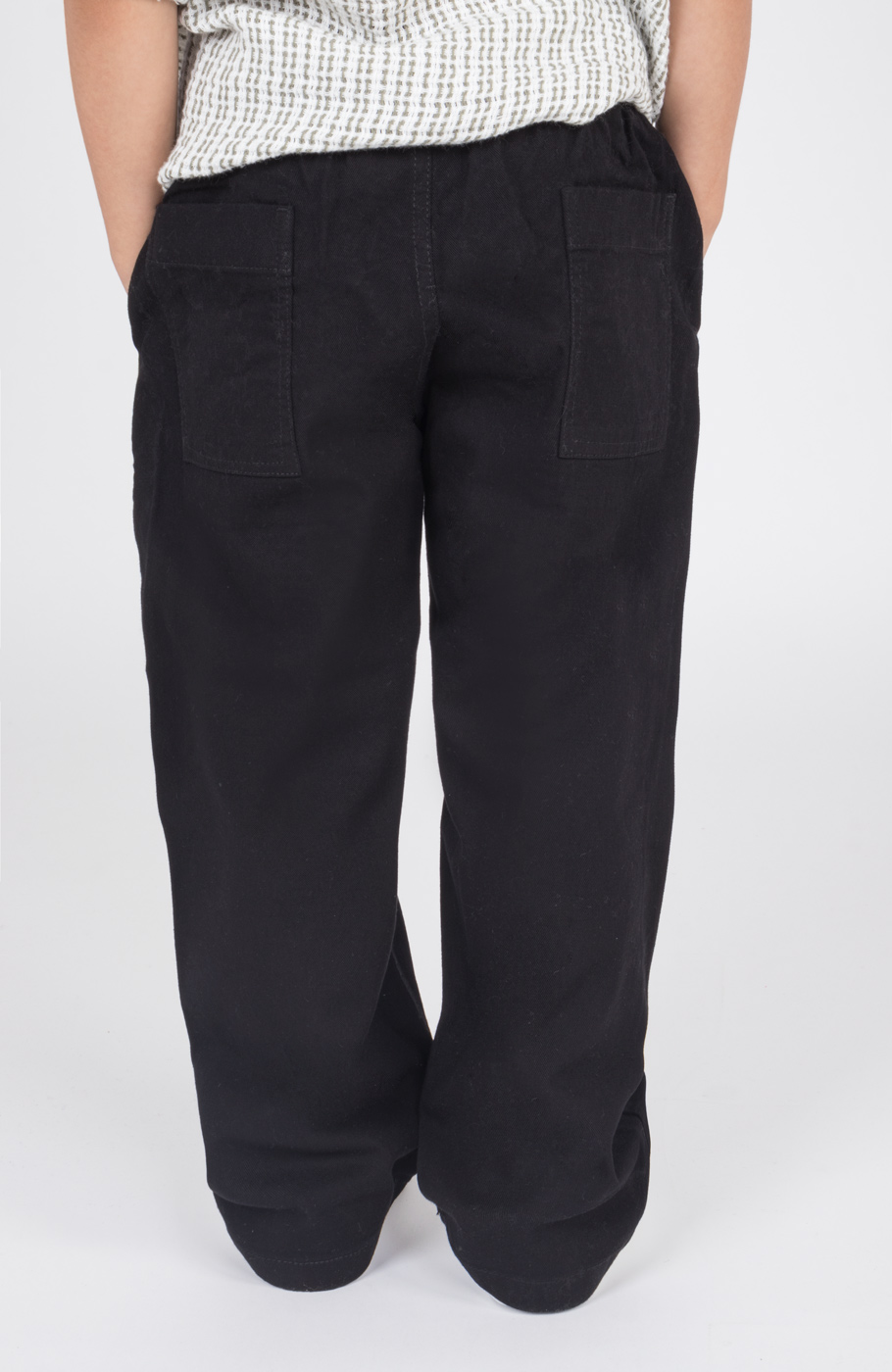 شلوار کتان کمر کش