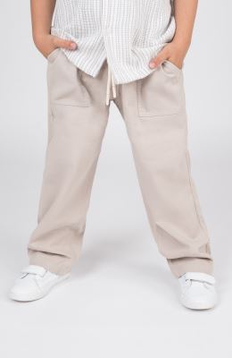 شلوار کتان کمر کش