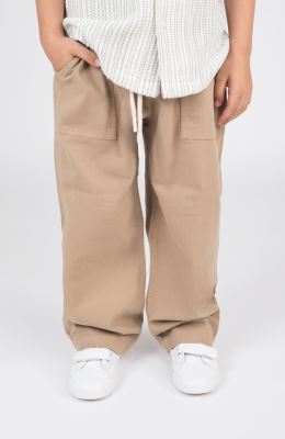 شلوار کتان کمر کش