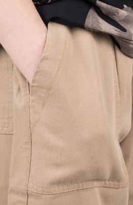 شلوار کتان کمر کش