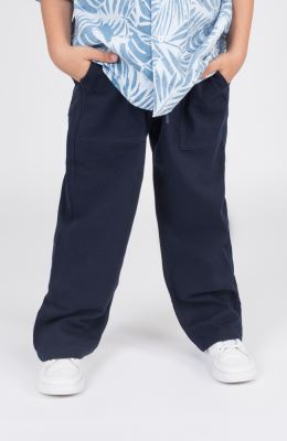 شلوار کتان کمر کش