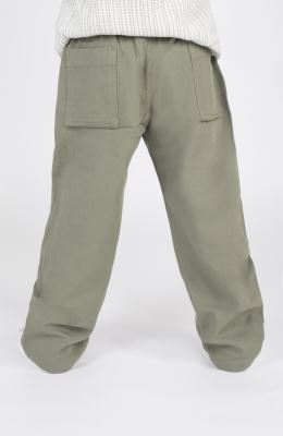 شلوار کتان کمر کش