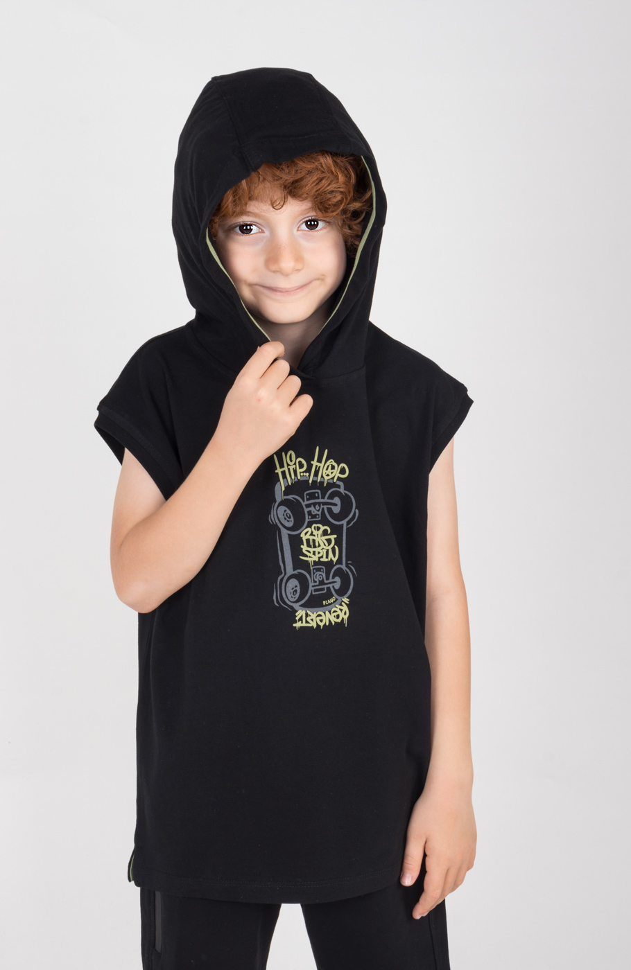 هودی یکرولایکرا آستین حلقه‌ای