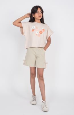 تیشرت یکرولایکرا آستین پاکتی(کد با ست 10642)