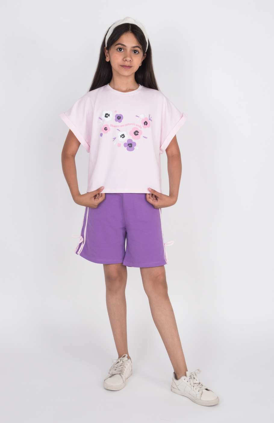 تیشرت یکرولایکرا آستین پاکتی(کد با ست 10642)