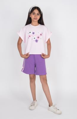 تیشرت یکرولایکرا آستین پاکتی(کد با ست 10642)