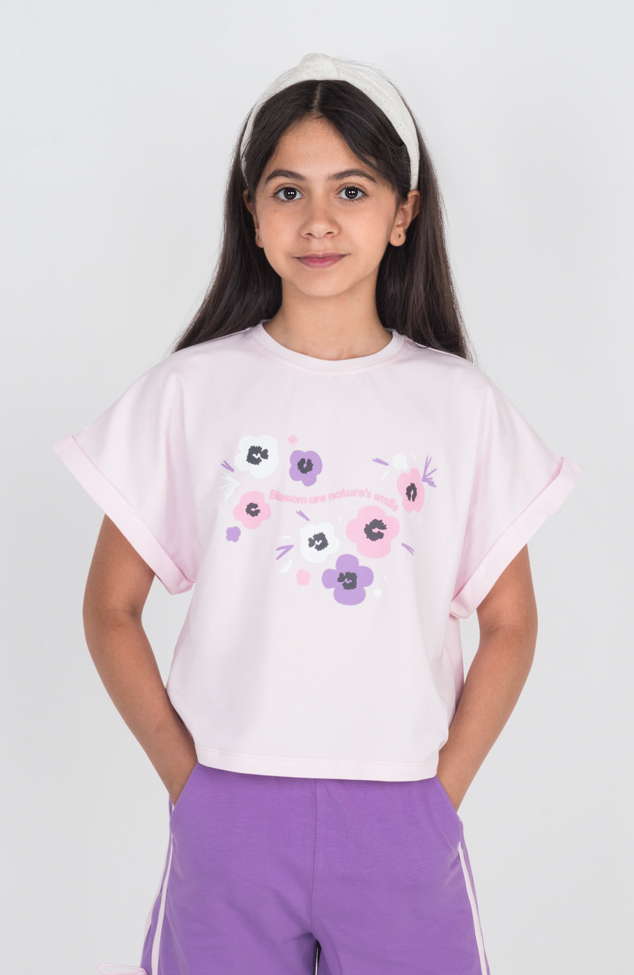 تیشرت یکرولایکرا آستین پاکتی(کد با ست 10642)