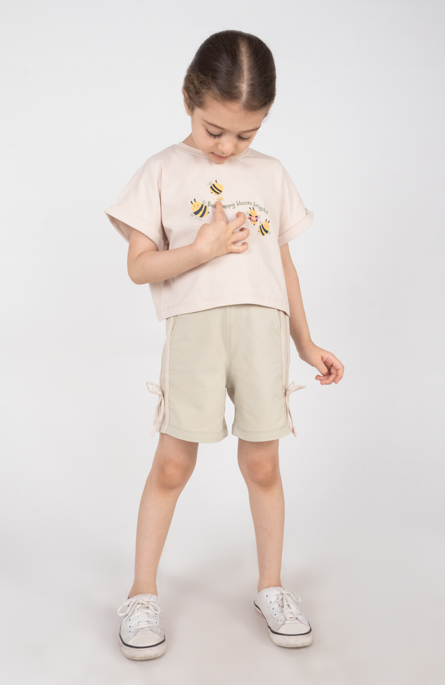 تیشرت یکرولایکرا آستین پاکتی (ست با کد 10640)