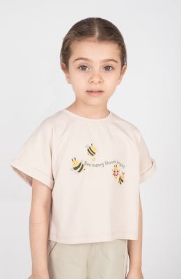 تیشرت یکرولایکرا آستین پاکتی (ست با کد 10640)