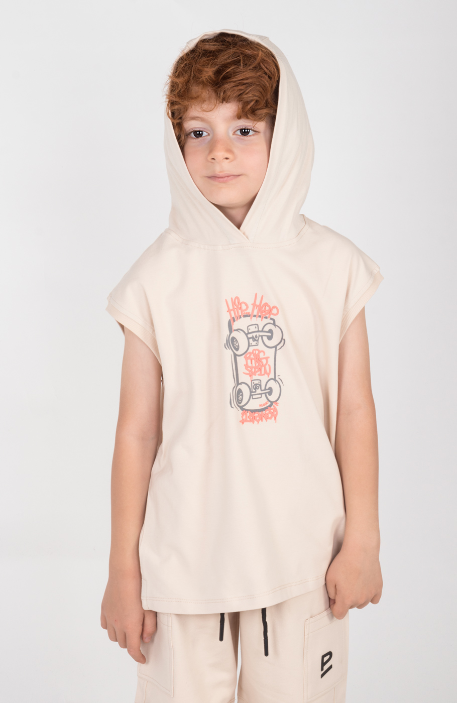 هودی یکرولایکرا آستین حلقه‌ای