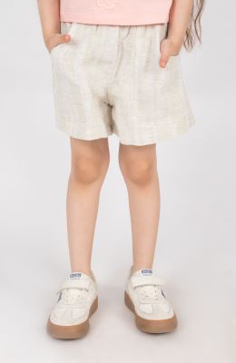 شلوارک لینن حصیری بافت