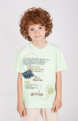 تیشرت یکرولایکرا جیب دار