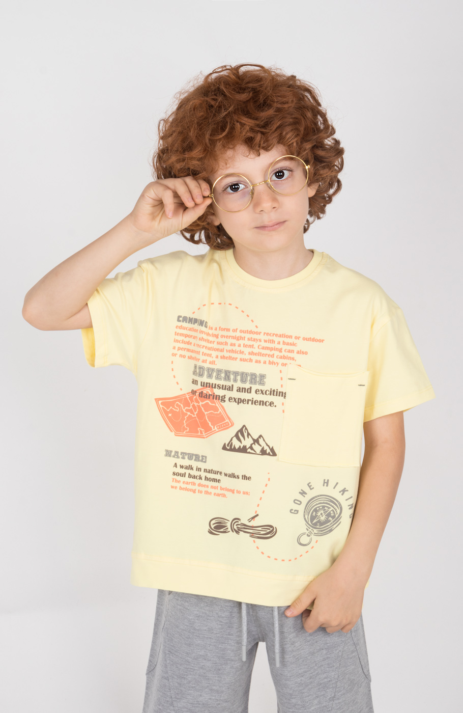 تیشرت یکرولایکرا جیب دار