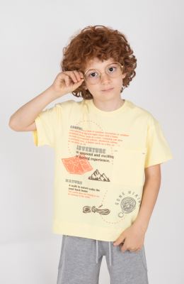 تیشرت یکرولایکرا جیب دار