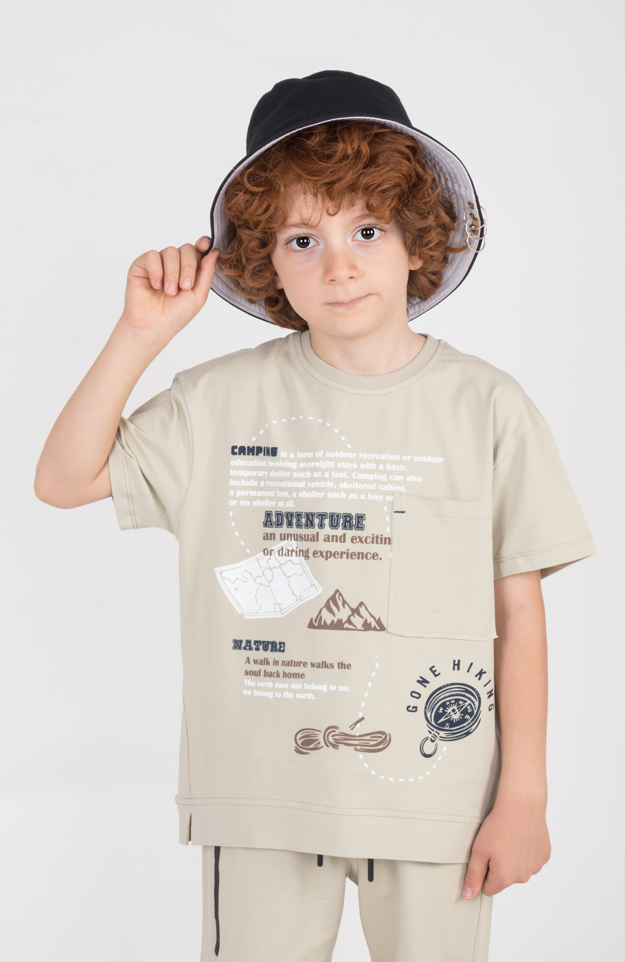 تیشرت یکرولایکرا جیب دار