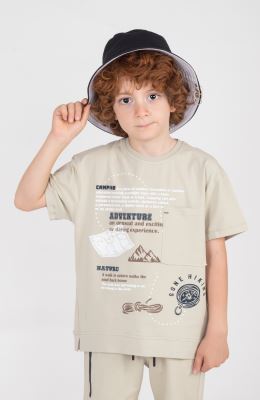 تیشرت یکرولایکرا جیب دار