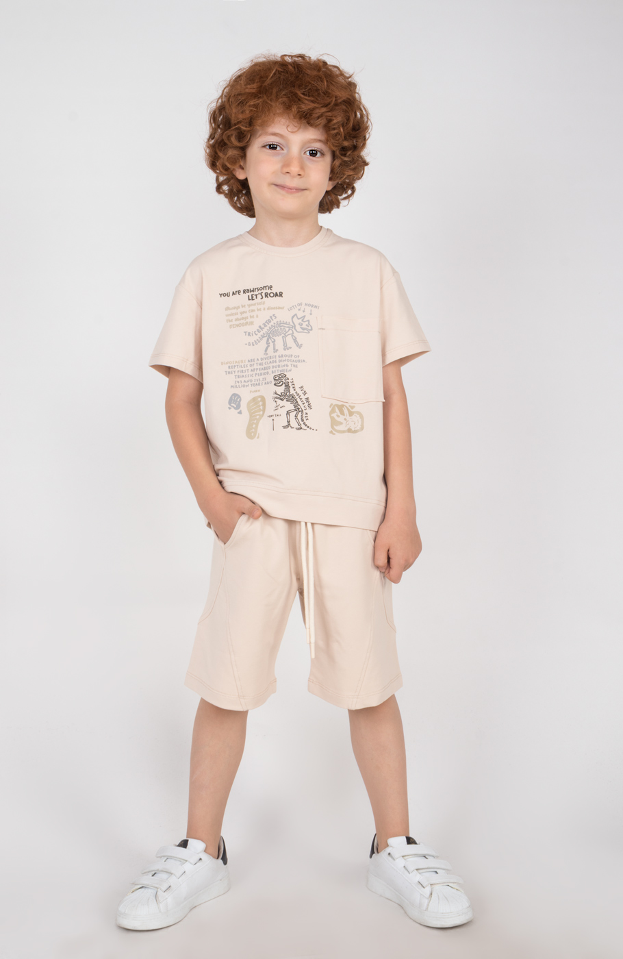 تیشرت یکرولایکرا جیب دار