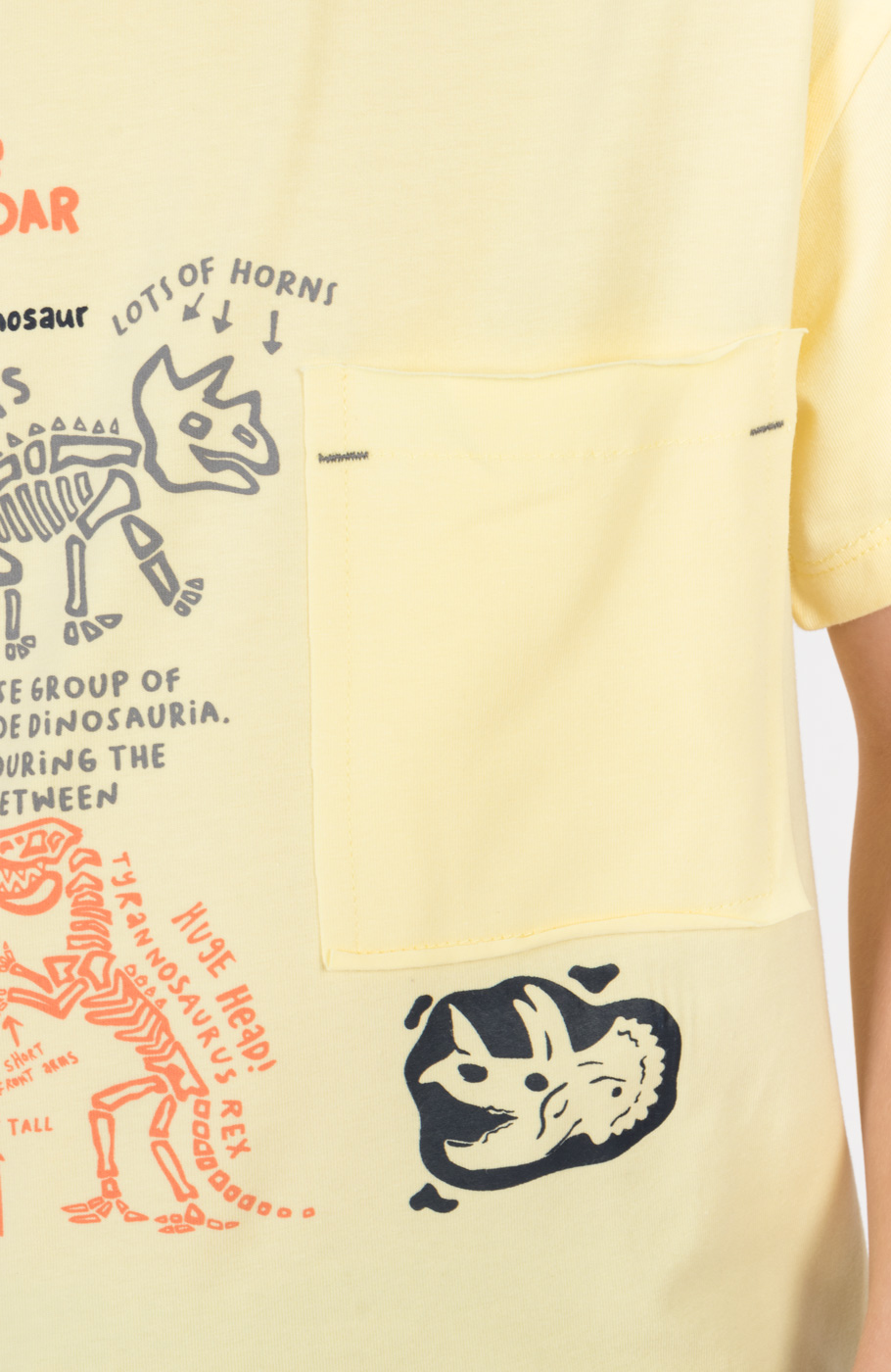 تیشرت یکرولایکرا جیب دار