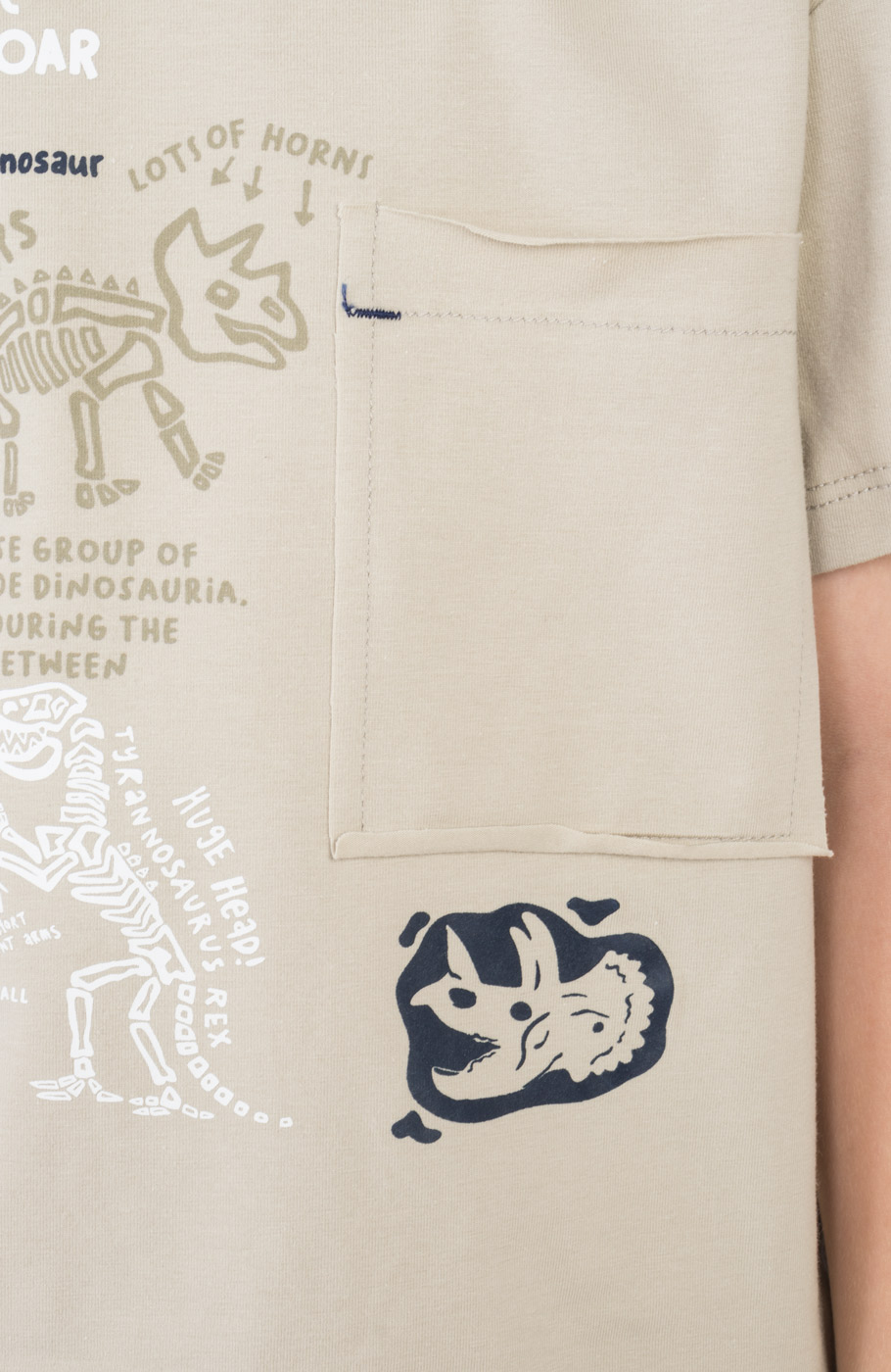 تیشرت یکرولایکرا جیب دار