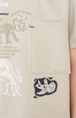 تیشرت یکرولایکرا جیب دار