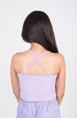 شومیز وال راه راه آستین کوتاه و تاپ یکرولایکرا