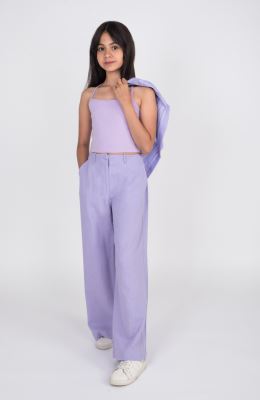 شومیز وال راه راه آستین کوتاه و تاپ یکرولایکرا