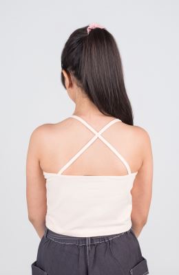 شومیز وال راه راه آستین کوتاه و تاپ یکرولایکرا