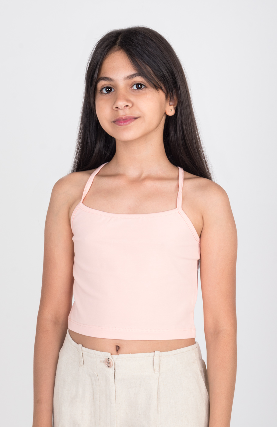 شومیز وال راه راه آستین کوتاه و تاپ یکرولایکرا