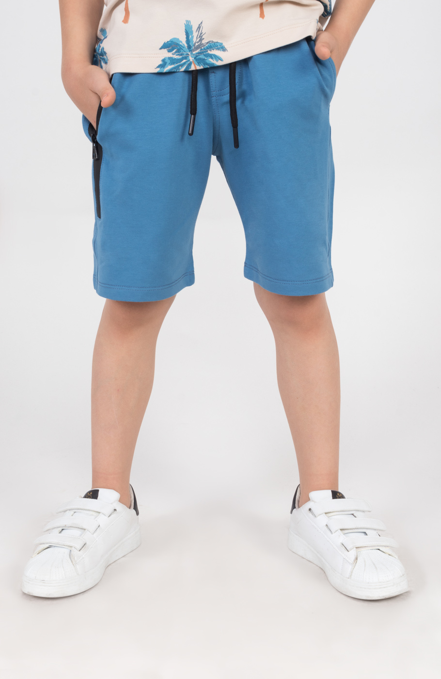 شلوارک دورس دو نخ جیب دار