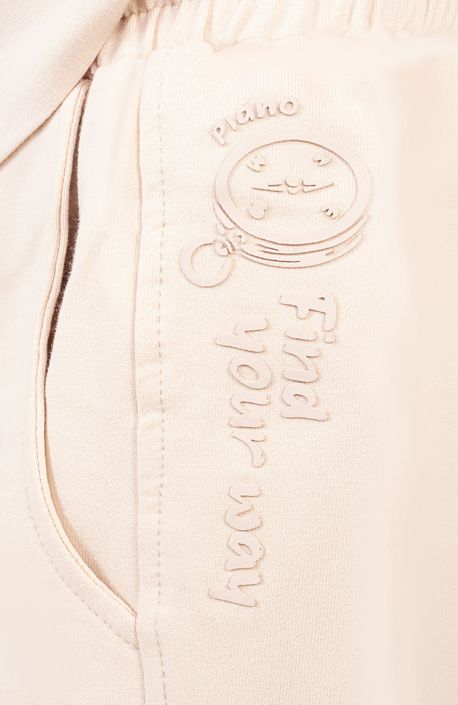 شلوارک دورس دو نخ برش دار