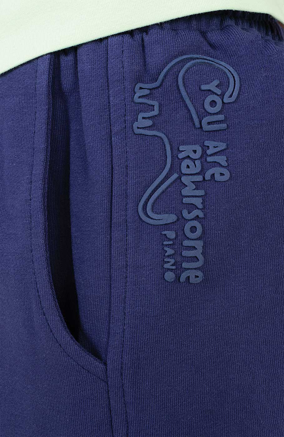 شلوارک دورس دو نخ برش دار