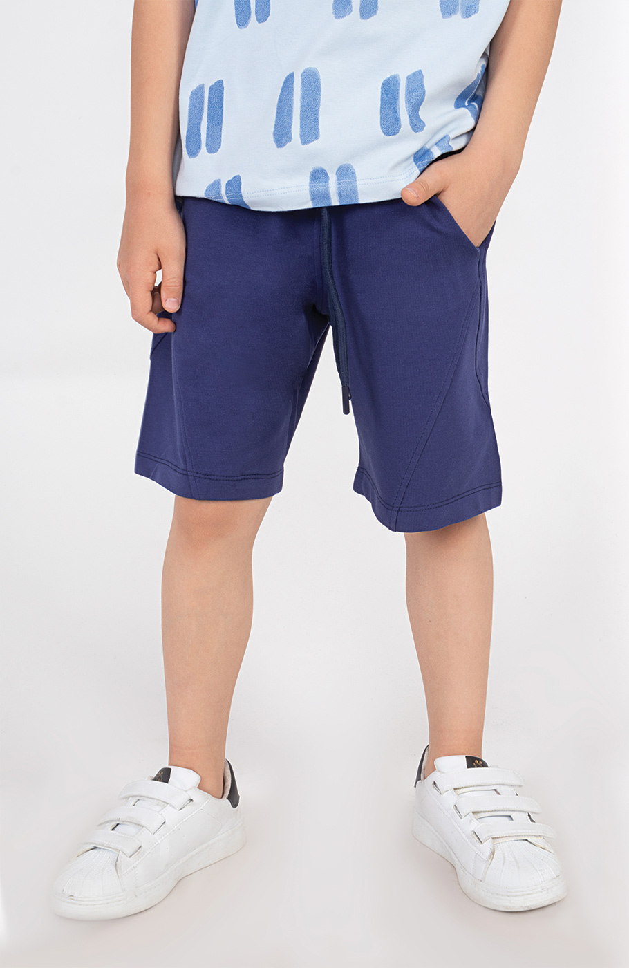 شلوارک دورس دو نخ برش دار