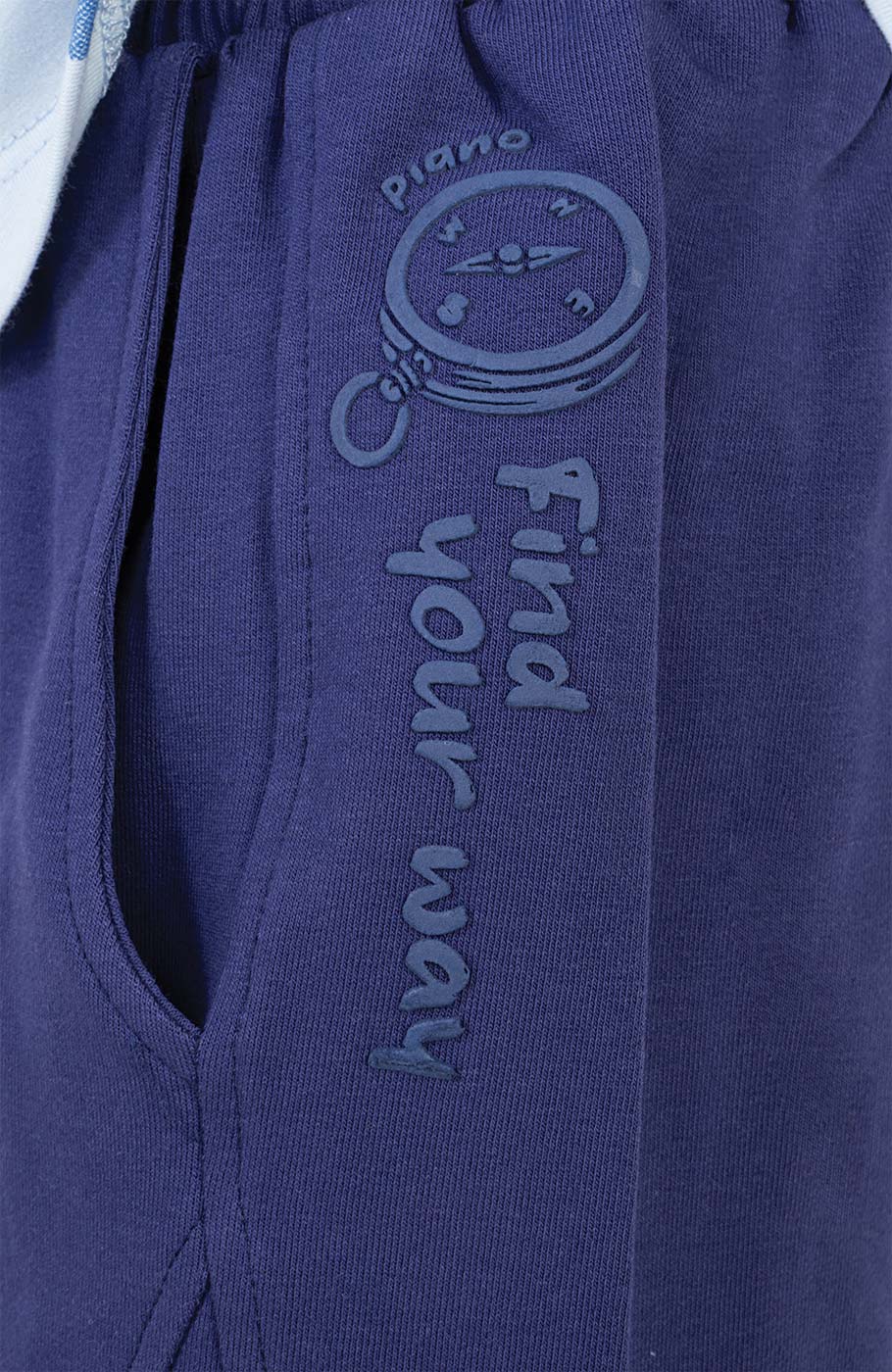 شلوارک دورس دو نخ برش دار