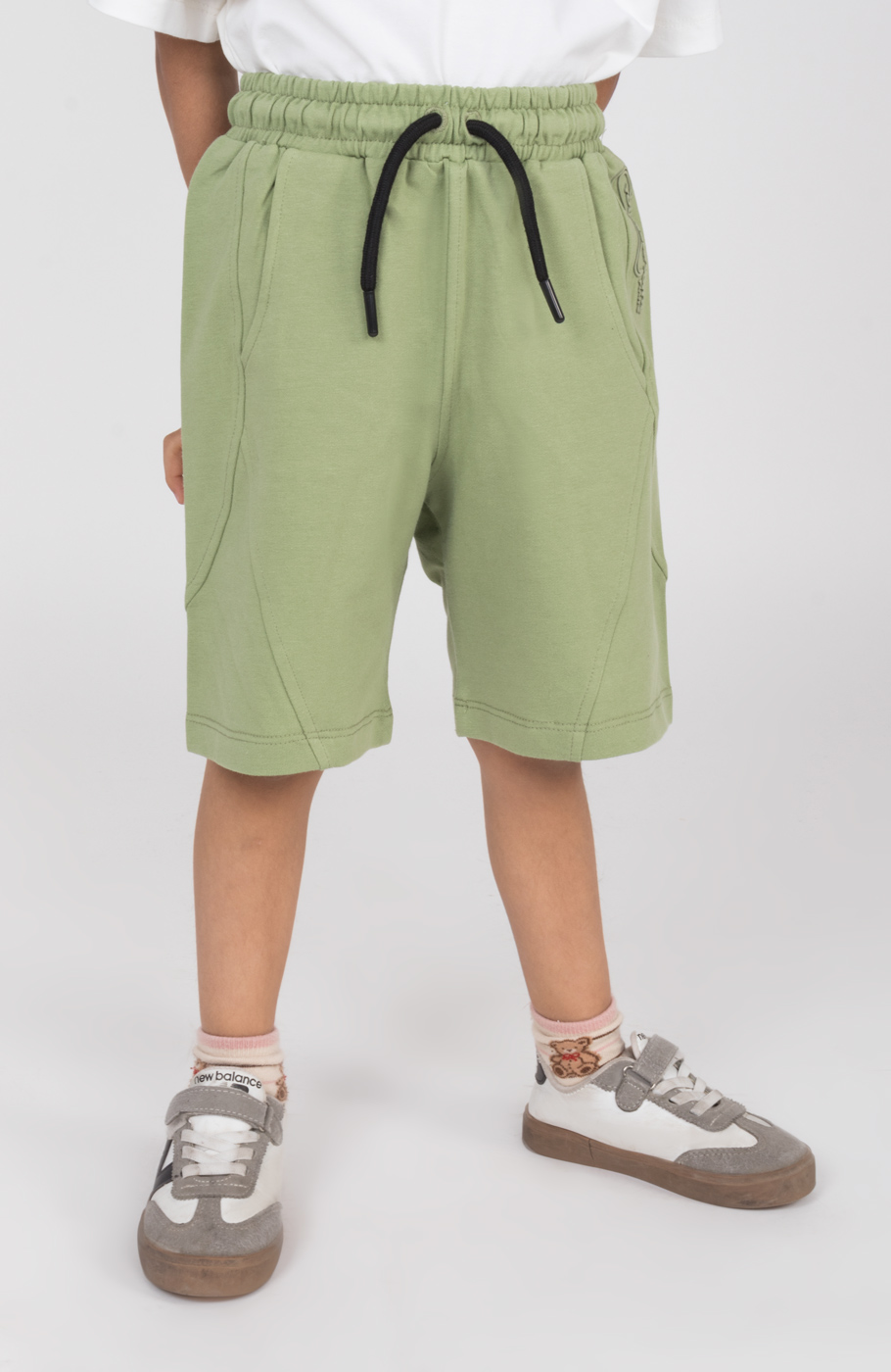 شلوارک دورس دو نخ برش دار