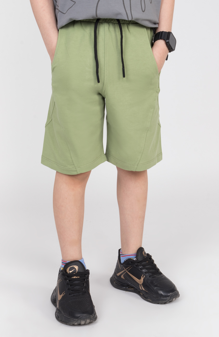 شلوارک دورس دو نخ برش دار