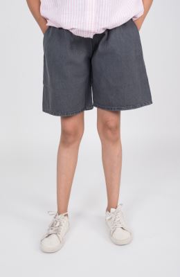 شلوارک جین پیلی دار