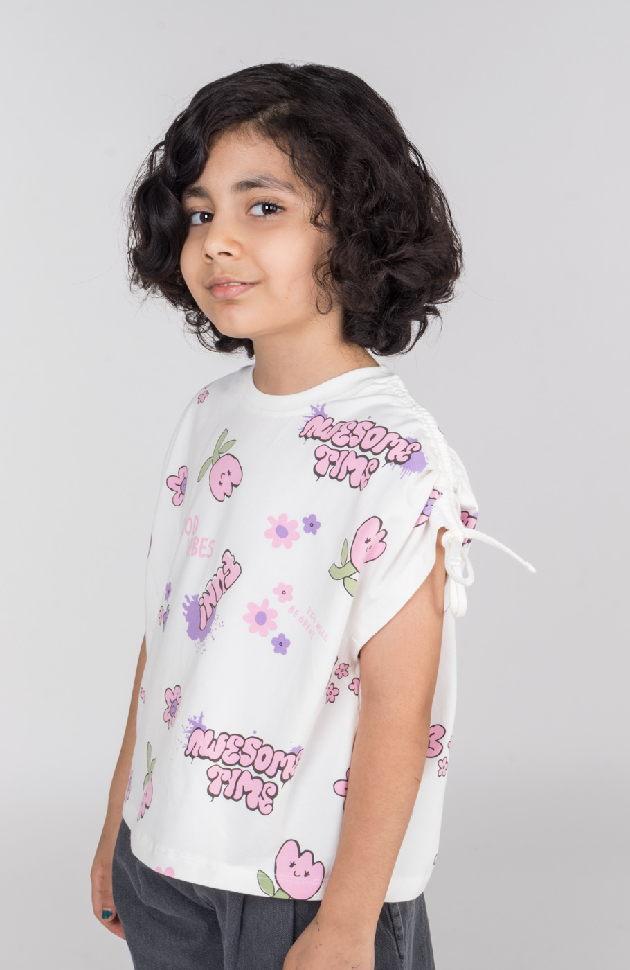 تیشرت  یکرولایکرا سرشانه گت