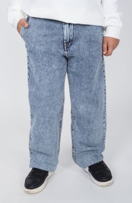 شلوار جین کمر کش و دکمه دار