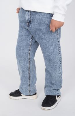 شلوار جین کمر کش و دکمه دار