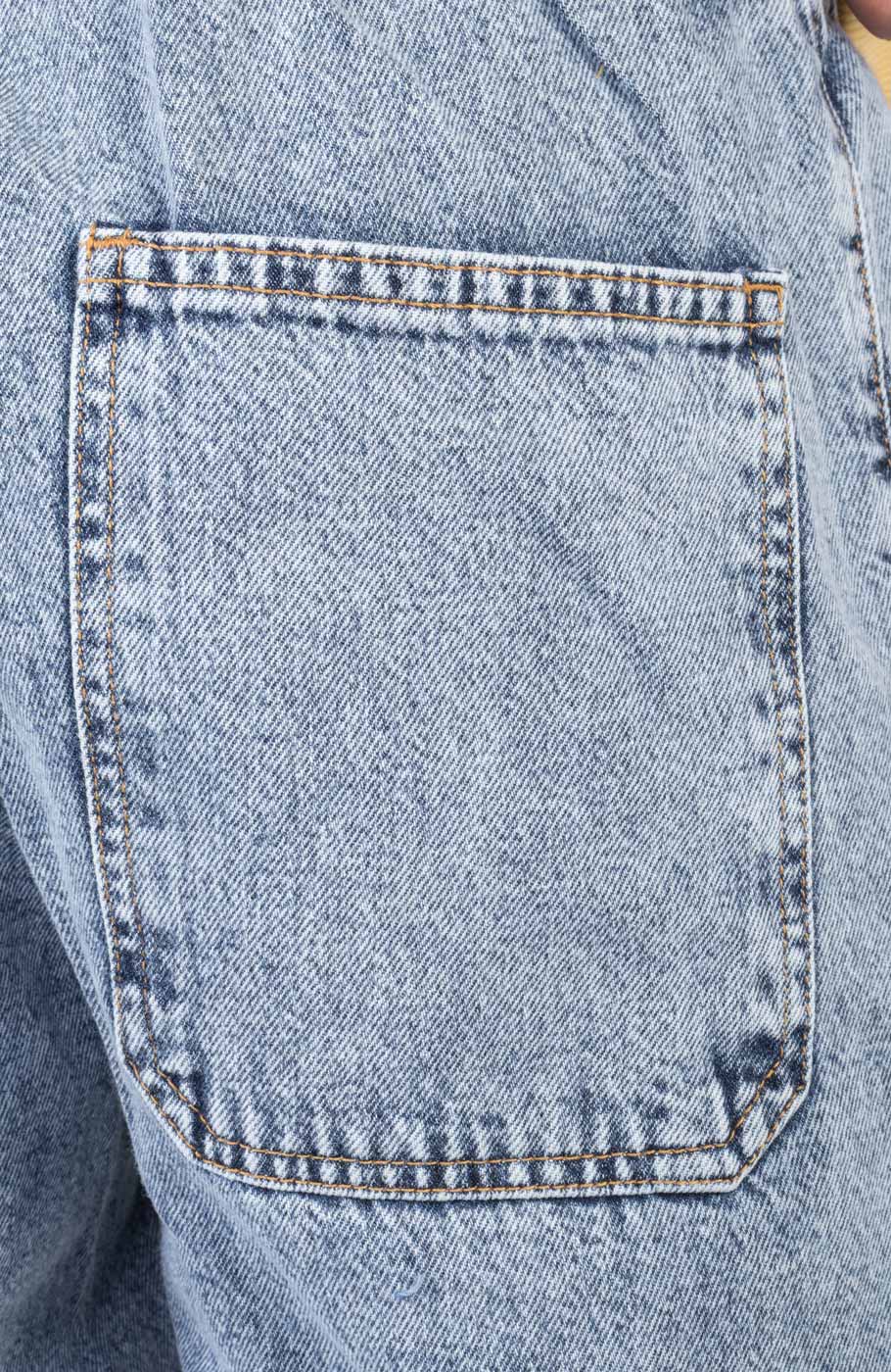 شلوار جین کمر کش و دکمه دار