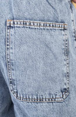 شلوار جین کمر کش و دکمه دار