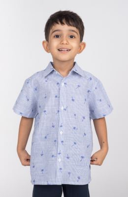 شومیز ساده بافت راه راه ریز آستین کوتاه