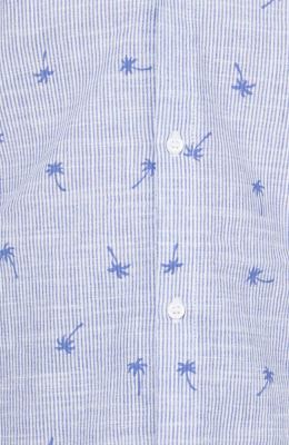 شومیز ساده بافت راه راه ریز آستین کوتاه