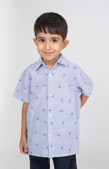 شومیز ساده بافت راه راه ریز آستین کوتاه